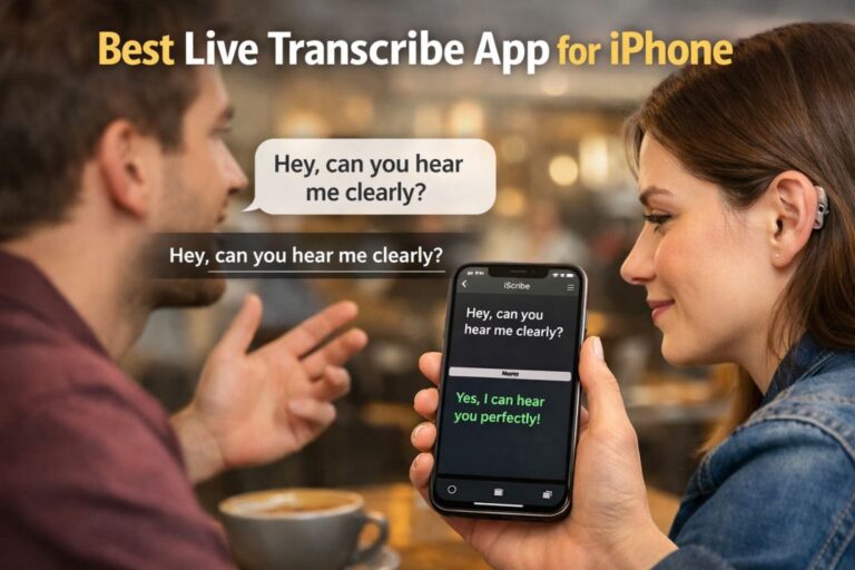 The Best Live Transcribe App for iPhone