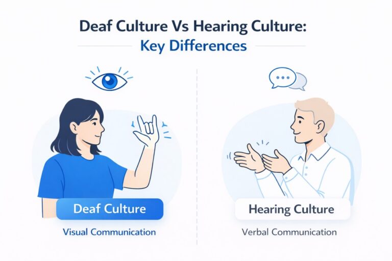 Deaf Culture and Hearing Culture- key difference