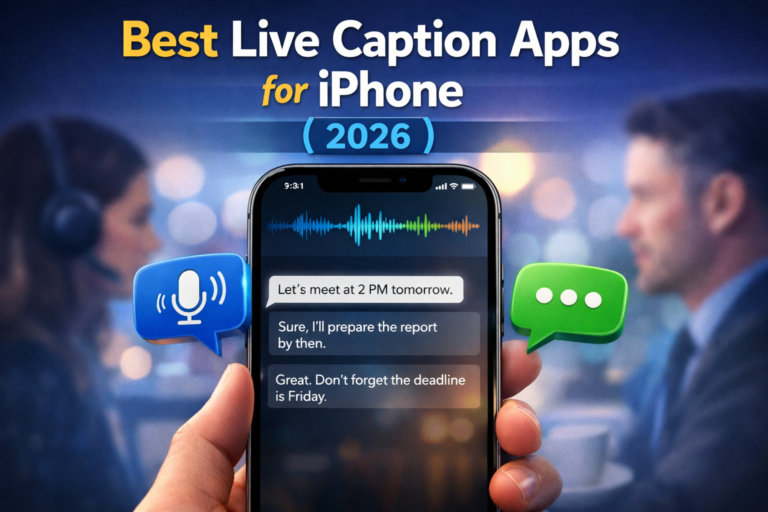 Best Live Caption Apps for Deaf in 2026