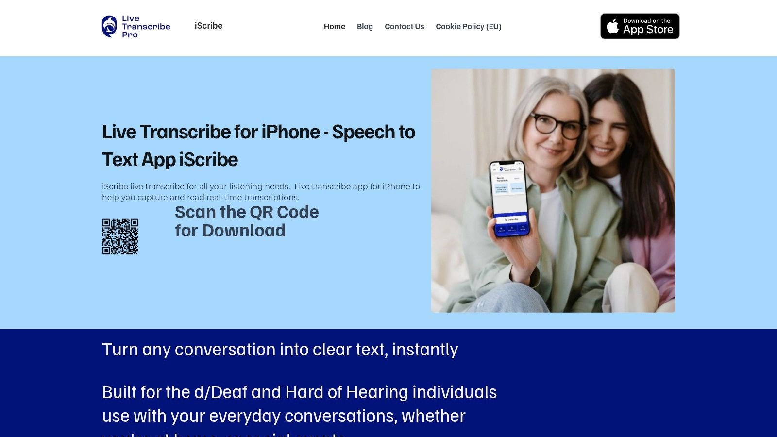 iScribe Live Transcribe