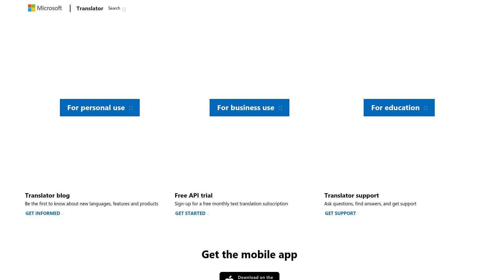 Screenshot from https://www.microsoft.com/en-us/translator